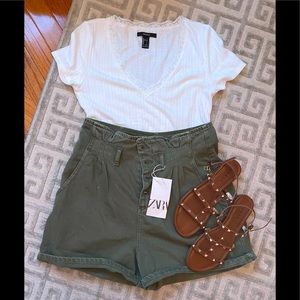 Paper bag shorts